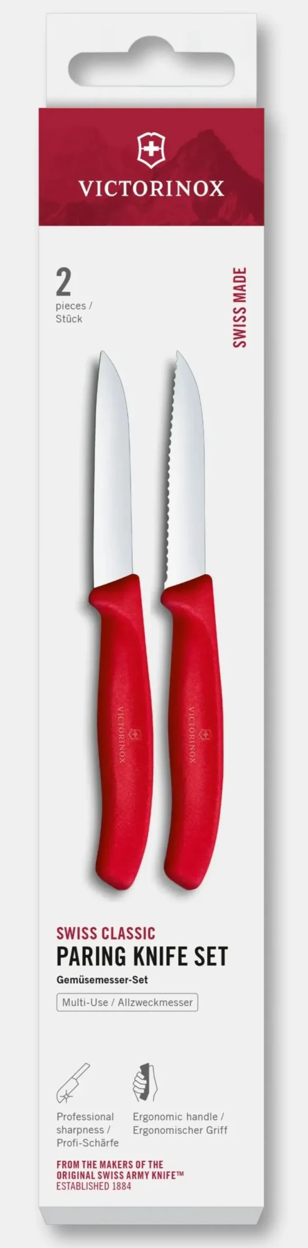 Swiss Classic Gemüsemesser-Set, 2-teilig