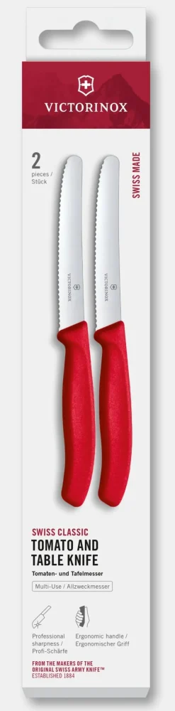 Swiss Classic Tomaten- und Tafelmesser-Set, 2-teilig