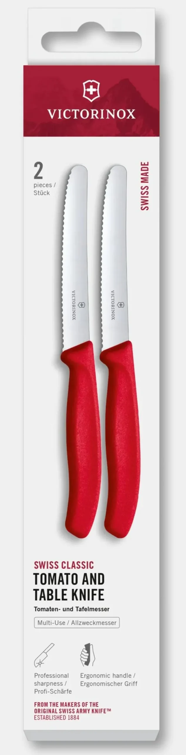 Swiss Classic Tomaten- und Tafelmesser-Set, 2-teilig