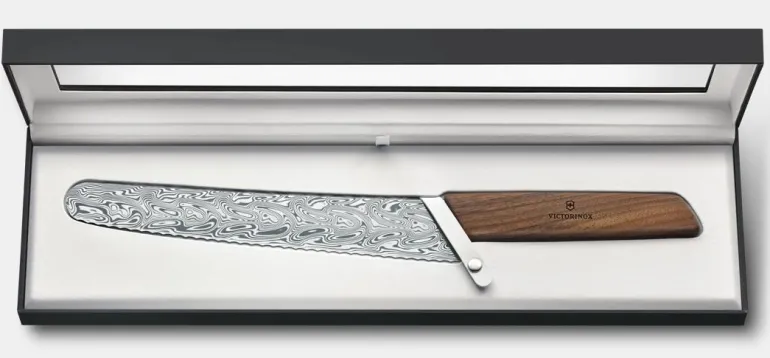 Swiss Modern Brot- und Konditormesser Damast Limited Edition 2021