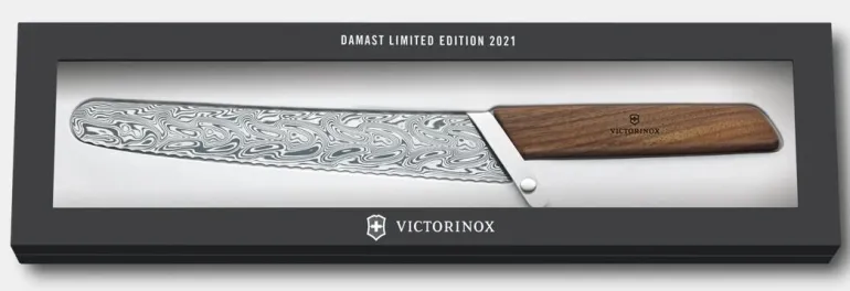 Swiss Modern Brot- und Konditormesser Damast Limited Edition 2021