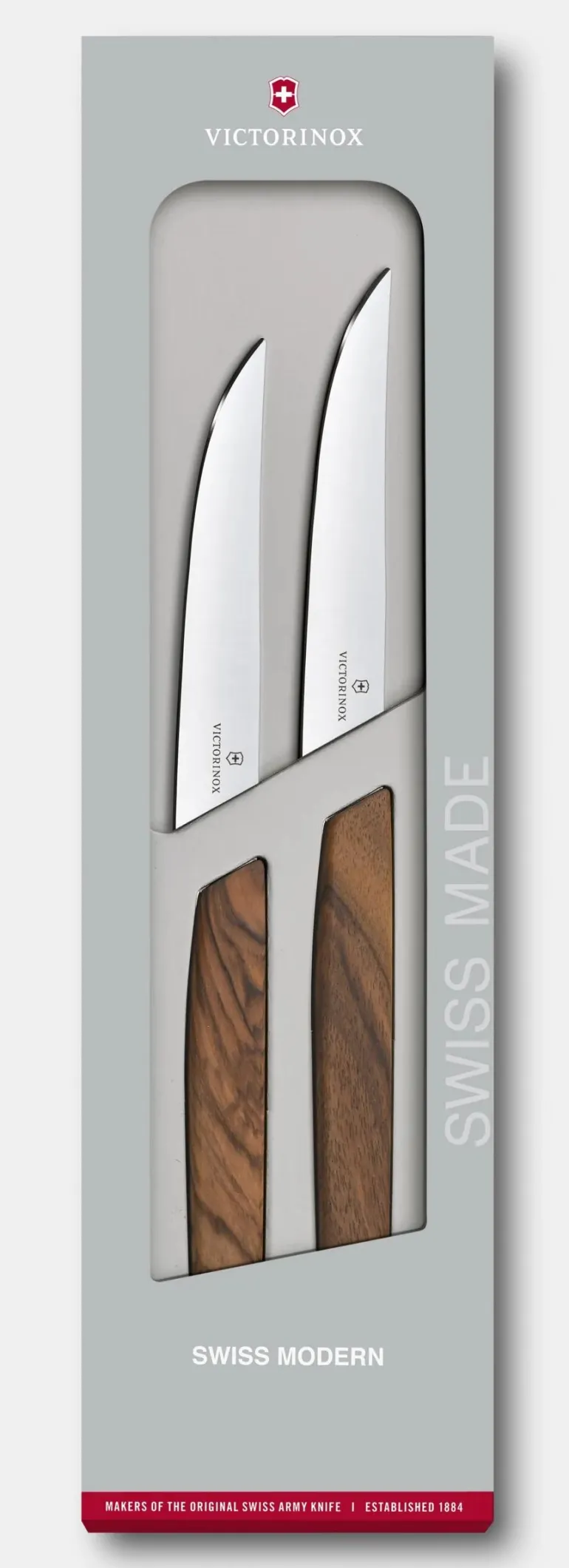 Swiss Modern Steakmesser-Set, gerader Schliff