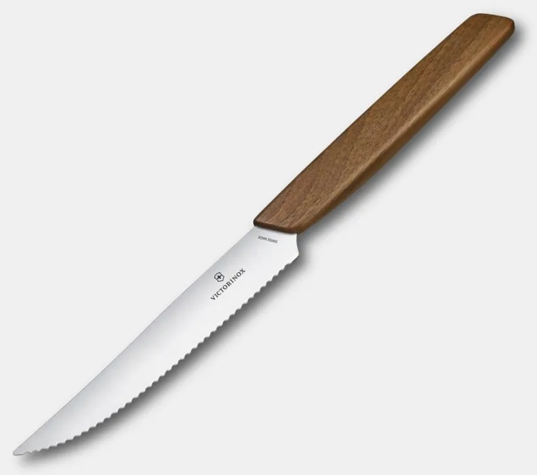 Swiss Modern Steakmesser-Set, Wellenschliff