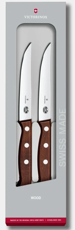Wood Steakmesser-Set, 2-teilig